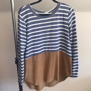 Dry Goods Suede Long Sleeve